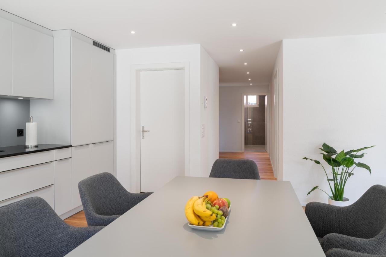 Moderne Neubauwohnung In Wilderswil Luaran gambar