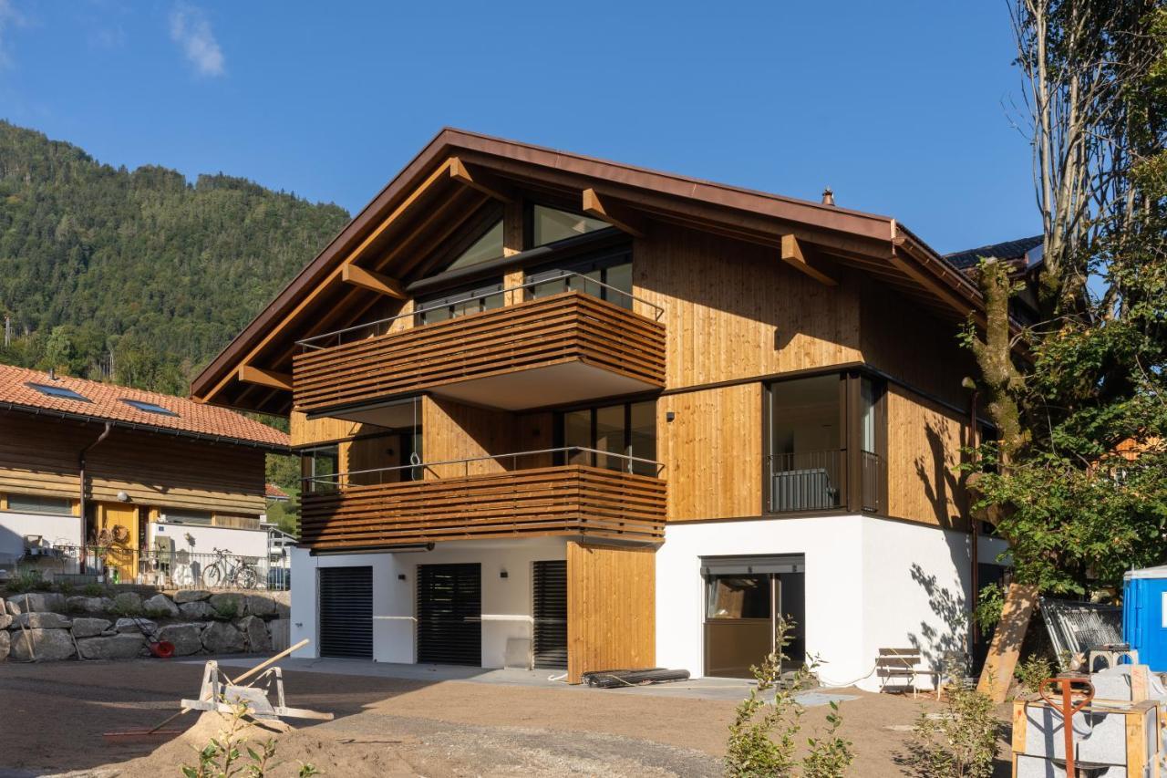 Moderne Neubauwohnung In Wilderswil Luaran gambar